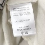 ASTR The Label Sanger Dress Sz Large White & Black Printed Maxi Cut-outs Resort Photo 13