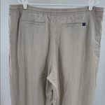 Gap Women's Beige Wide Leg cropped ankle Pants linen blend pull on XL casual Photo 7