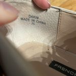 French Connection Dakin Leather Lace-Up Oxfords Ecru Tie daily preppy work tomboy breathable summer Striped Heel Flats Loafers moccasin super comfy Round Toe ivory Sz EU 39 Photo 6