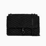 Rebecca Minkoff  Black Quilted Shoulder Bag Photo 8
