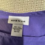 Avenue 100% Silk Purple Tank Top Photo 5