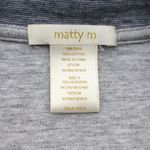 matty m  Single Button 3/4 Rolled Sleeve Knit Blazer Photo 9