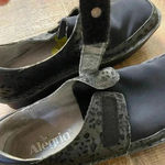 Alegria Algeria Den-435W Brenna embossed shoes flat black women slip on leather 38 (7.5) Photo 7