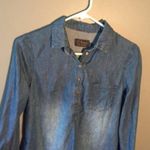 Ci Sono Tunic Dress Denim Chambray Photo 3