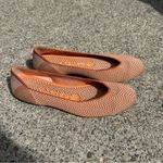 Rothy's Rothy’s Retired Orange Merino Wool Camel Herringbone Square Toe Flats Photo 5
