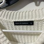 TJ Maxx White and Light blue striped sweater  Photo 1