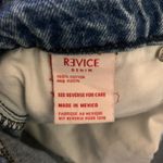 Revice Denim  Light Wash Distressed High Rise Straight Leg Jeans Size 30 Photo 5