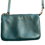 Kate Spade Dark green triple gusset crossbody bag. Photo 0
