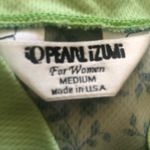 Pearl Izumi  Lightweight Cycling Vest Sz. M Pocket Back Lime Green Navy Floral Photo 6