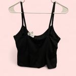 Cute vintage 90’s black metallic stripe lace camisole suit top luxury suit Photo 3