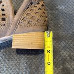 Jeffrey Campbell Tan Perforated Suede Block Heel Ankle Boots Size 8 Photo 11