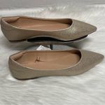 Unbranded Gold Textured Pointed Toe Holiday Flats Women’s Size 8 Photo 1