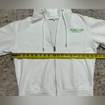 Helmut Lang  Limited Edition Zip Front Hoodie Sweatshirt Size Small white Photo 8