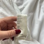 Anthropologie  Womens XSP White Flowy Tank Top Sleeveless Summer 100% Cotton Photo 4