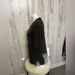 Collection B Black and gold blouse Black Size M Photo 3