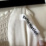 Reformation  Christine mini Dress in Ivory size 8 UB Photo 3