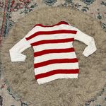 American Flag Sweater Red Size M Photo 3