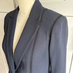 Carlisle New York Women's Navy Blazer Jacket Size 6 Tailored Fit Blue Photo 1