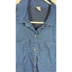 Old Navy  Roll Sleeve denim dress size medium Photo 3