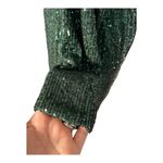 CAROLINE CONSTAS Julia Mini Dress Bow Detail Sequined Tulle Cocktail Party Large Photo 6