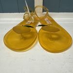 Katy Perry The Geli Sandal Flats PEACH Orange/Yellow Size 9 Jelly Thong Shoes Yellow Photo 4