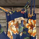 Lavish  Navy‎ and Yellow Floral Dress Photo 1