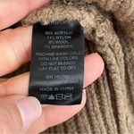 CARBON38 Half Zip Boucle Pullover Sweater jn Caribou Size XS Tan Photo 6