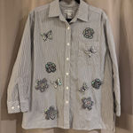 Draper’s & Damon’s Striped Button Photo 0