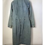Newport News JEANOLOGY Collection Y2K Jean Yoked Dress Western Rodeo Sz 12 Blue Photo 1