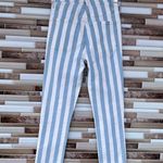 Good American  Baby Blue white stipe jeans size 24 Photo 4