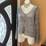 LC Lauren Conrad La Lauren Conrad gray button up knit cardigan Photo 1