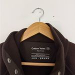 Outdoor Voices Brown RecFleece Snap Button Down Jacket Photo 5