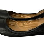 Lucky Brand  Erin Black Leather Ballet Flats 7.5 Photo 2
