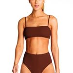 Vitamin A NWT Mila Bandeau Bikini Top Photo 0