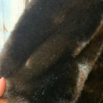 🚫SOLD🚫Vintage Natelsons Made in Scotland Dark Brown Faux Fur Coat Size M Photo 2