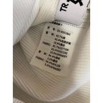 Women's White Embroidered I Like Men Rib Knit Sleeveless Cami Tank Top Size S Photo 4