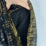 Glam Hearts V Neck Mini Pencil Sequence Dress Womens Medium Black Gold Photo 7