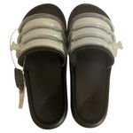 Adidas  Men Adilette Zplaash Slide Sandal Black White Size 8 New Inflatable Strap Photo 2