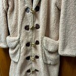 Sundance Gingerbread Sherpa Cozy Teddy Toggle Closure Long Coat Tan Small S Photo 5