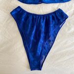 Frederick's of Hollywood  Cobalt Blue Lingerie Set size Large Photo 2