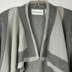 Alfred Dunner  Women's Silver Sparkly Waterfall Open Cardigan Size S Photo 1