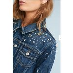 Pilcro and the Letterpress Pilcro and the Letterpress Jacket Womens Medium Donovan Pearled Embellished Photo 5