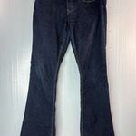 No Boundaries  11 Flare Wide Leg Jeans Dark Wash Denim Photo 0