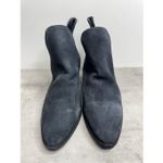 Free People  Boots Size 9 V Black Suede Leather Ankle Booties Size 39EU Western Photo 3