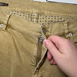 J. McLaughlin Womens Khaki Mustard Yellow Pants Size 31 Slim Fit Photo 9