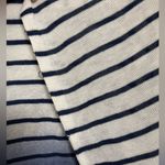CHAPS Ombre Blue Striped Poncho One Size Photo 6