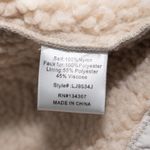 Line and Dot . Milan Sherpa Puffer Jacket | Padded Teddy Coat Cream NWT Photo 9