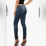Hybrid & Company Women's Comfy Stretch Ripped Skinny Jeans Blue Size undefined Photo 1