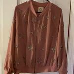Chaser Ladies Pink Bomber Jacket SZL NWOT Photo 0