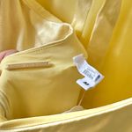 Alexis  Saab Pleated Halter Maxi Dress Light Yellow Sz M Photo 7